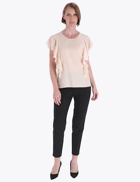 Blusa Charme manga corta para mujer