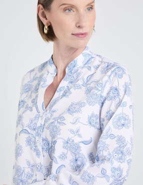 Blusa camisera Lpc manga larga para mujer