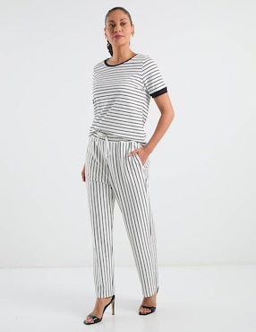 Pantalón relaxed Morango straight para mujer