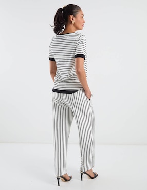 Pantalón relaxed Morango straight para mujer