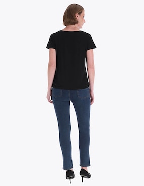 Blusa Charme manga corta para mujer