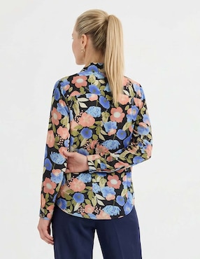 Blusa camisera Morango manga larga para mujer