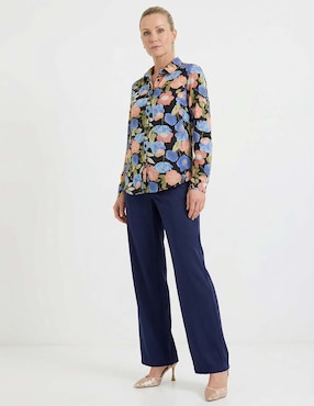 Blusa camisera Morango manga larga para mujer