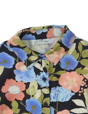 Blusa camisera Morango manga larga para mujer