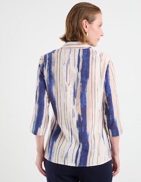 Blusa camisera Morango manga 3/4 para mujer