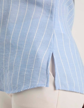 Blusa camisera Morango manga corta para mujer