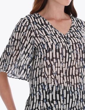 Blusa Charme manga al codo para mujer