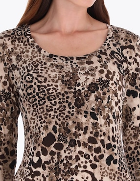 Blusa Charme manga 3/4 para mujer