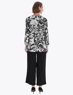 Blusa túnica Charme manga larga para mujer