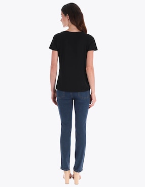 Blusa Charme manga corta para mujer