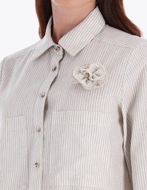 Blusa Charme manga 3/4 para mujer