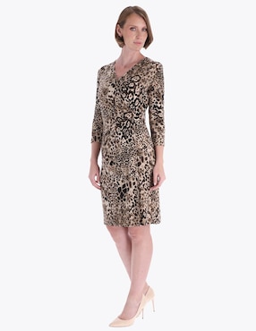 Vestido a la rodilla formal Charme Primavera para mujer