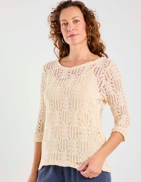 Blusa Morango manga al codo para mujer