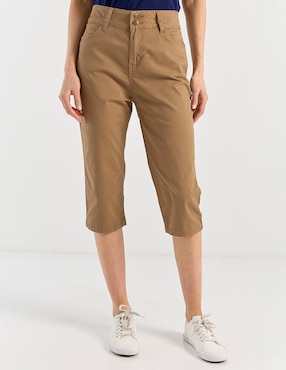 Pantalón capri Damaia Atelier slim para mujer