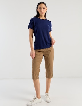 Pantalón capri Damaia Atelier slim para mujer