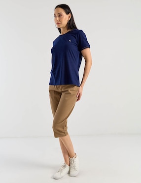 Pantalón capri Damaia Atelier slim para mujer