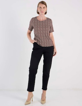 Jeans slim cintura Damaia Atelier para mujer