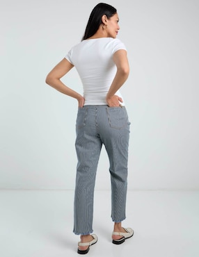 Jeans straight cintura media Chico's para mujer