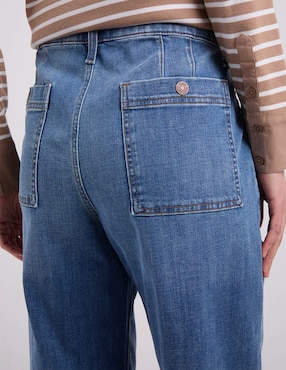 Jeans relaxed amplio cintura baja Chico's para mujer