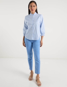 Blusa Chico's manga 3/4 para mujer