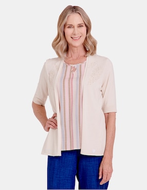 Blusa Vitos manga al codo para mujer