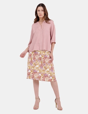 Blusa Vitos manga 3/4 para mujer