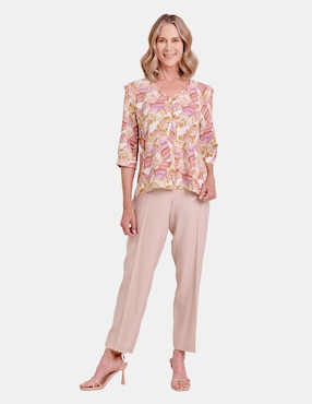Blusa Vitos manga 3/4 para mujer