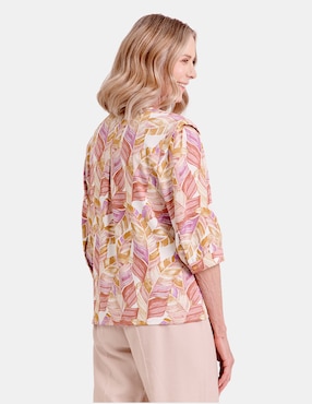 Blusa Vitos manga 3/4 para mujer