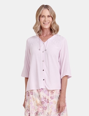 Blusa Vitos manga 3/4 para mujer