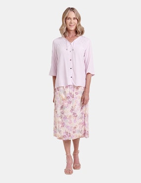 Blusa Vitos manga 3/4 para mujer