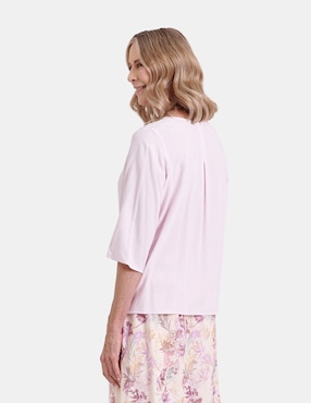 Blusa Vitos manga 3/4 para mujer