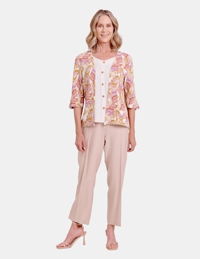 Blusa Vitos manga 3/4 para mujer