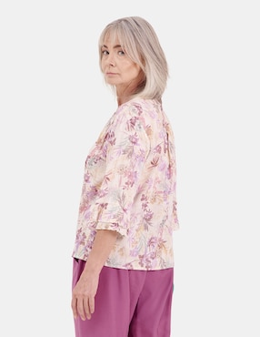 Blusa Vitos manga 3/4 para mujer
