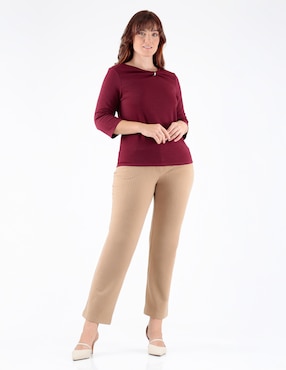 Blusa Margaret manga 3/4 para mujer