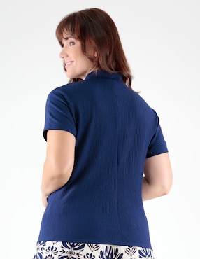Blusa Margaret manga corta para mujer
