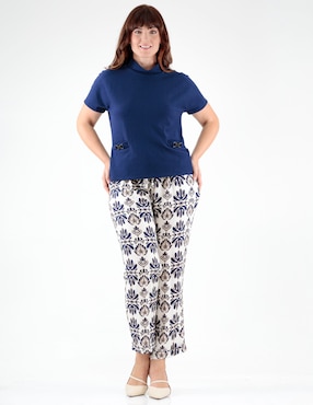 Blusa Margaret manga corta para mujer