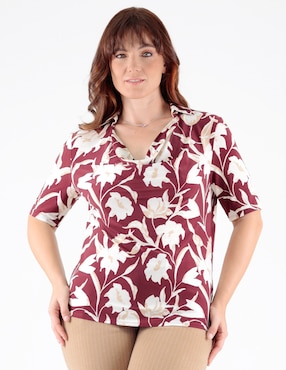 Blusa Margaret manga al codo para mujer