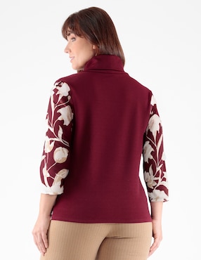Blusa Margaret manga 3/4 para mujer