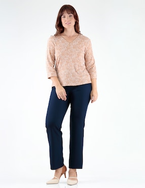 Blusa Margaret manga 3/4 para mujer