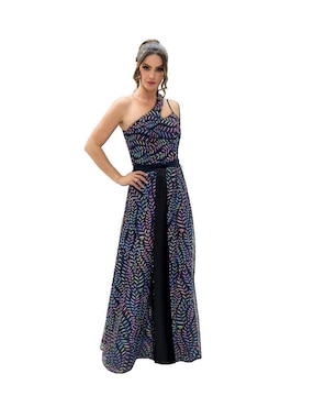 Vestido largo de fiesta La Difference espalda abierta