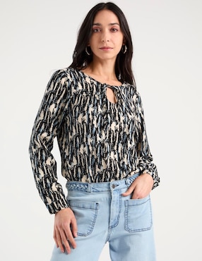 Blusa Damaia Atelier manga larga para mujer