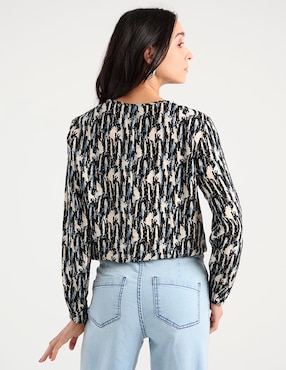 Blusa Damaia Atelier manga larga para mujer