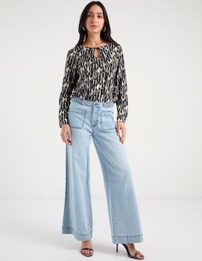 Blusa Damaia Atelier manga larga para mujer
