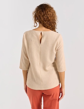 Blusa Damaia Atelier manga 3/4 para mujer