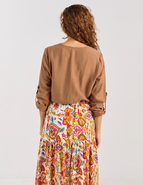 Blusa Damaia Atelier manga larga para mujer