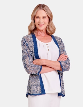 Blusa Vitos manga 3/4 para mujer