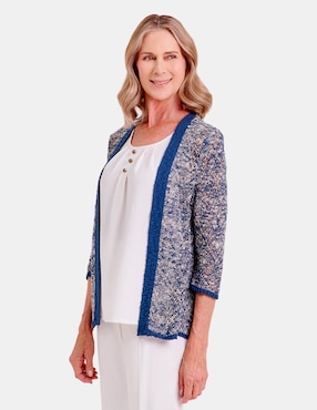 Blusa Vitos manga 3/4 para mujer