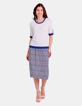 Blusa Vitos manga al codo para mujer