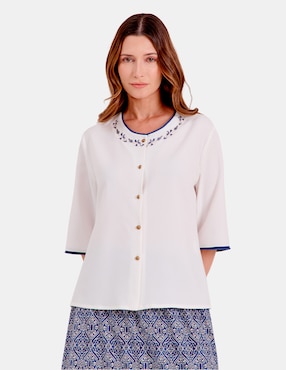 Blusa Vitos manga al codo para mujer