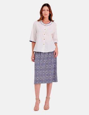 Blusa Vitos manga al codo para mujer